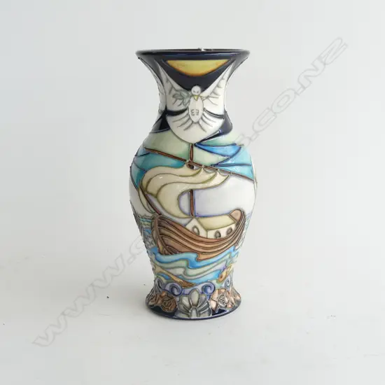 A Moorcroft vase, Winds of Change pattern,  designed by Rachel Bishop, c.1999,